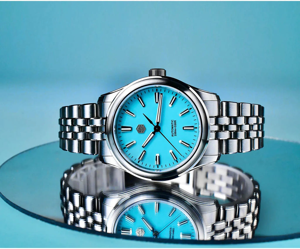 San Martin 36mm 39mm Gada Classic Simple Enamel Dial Miyota 90S5 Original Design Dress Men Automatic Mechanical Watch SN0144