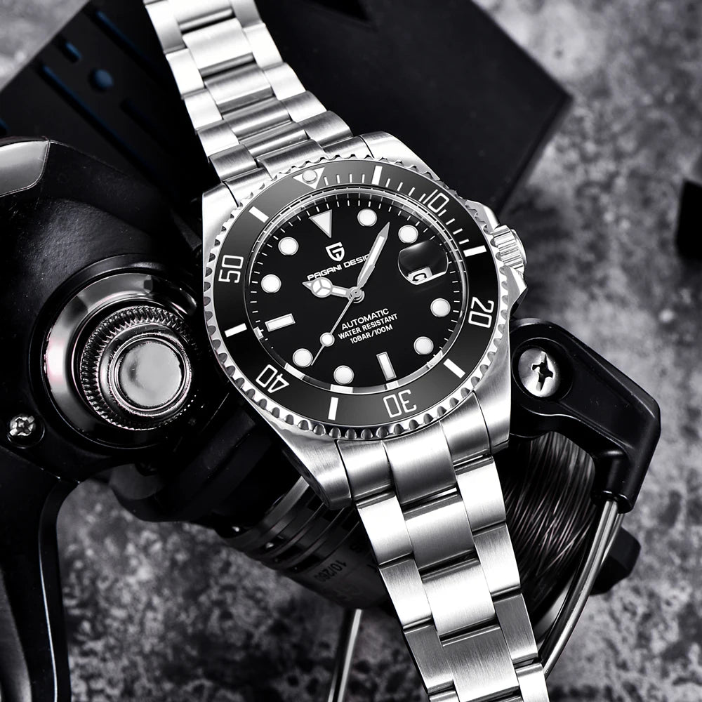 PAGANI DESIGN Men's Watches Waterproof Automatic Watch Men Luxury Business Stainless steel Mechanical Wristwatch For 2026 New