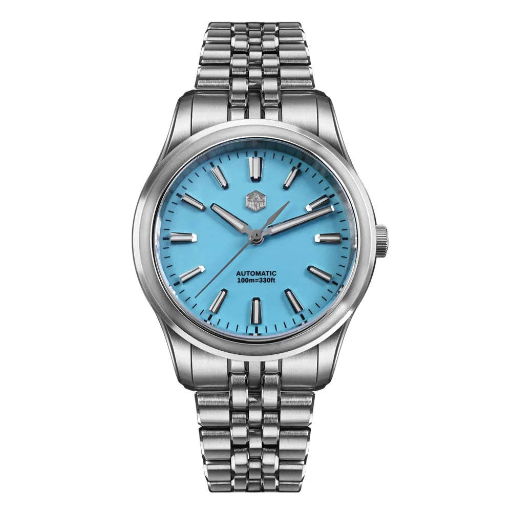 San Martin 36mm 39mm Gada Classic Simple Enamel Dial Miyota 90S5 Original Design Dress Men Automatic Mechanical Watch SN0144