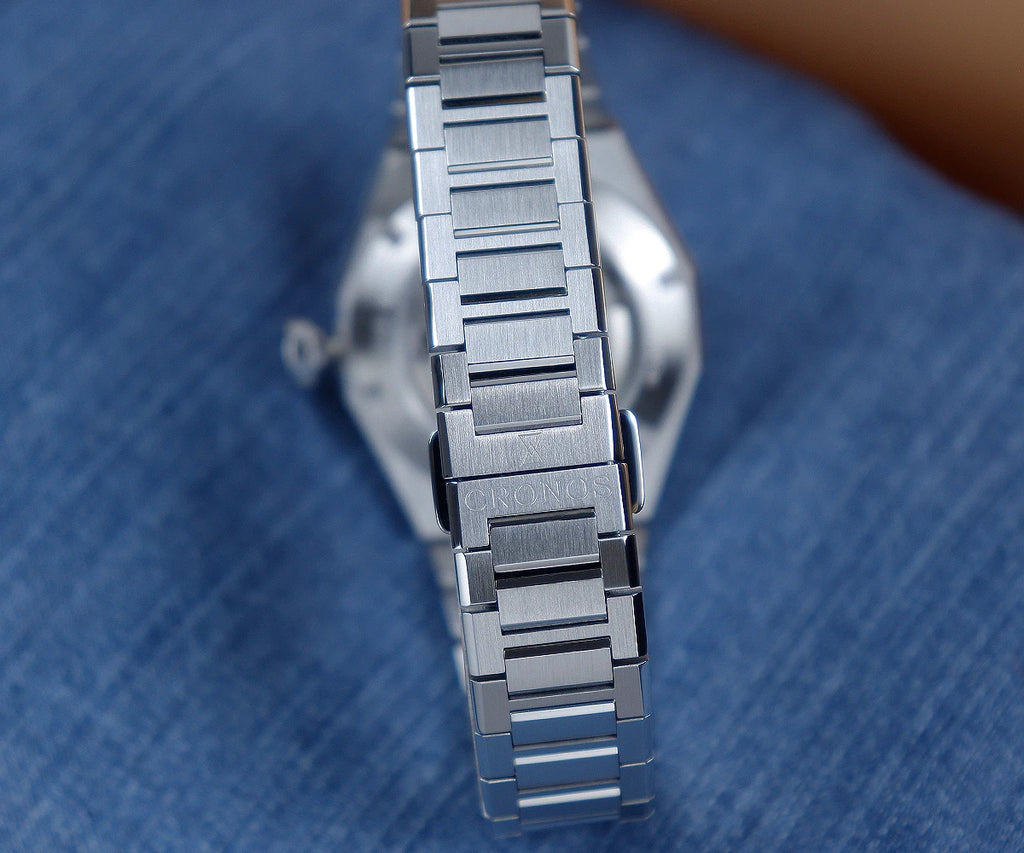Cronos Luxury Men Watch 39mm Automatic PT5004 Wristwatches Scale Pattern Sapphire 10ATM See-through Back L6028