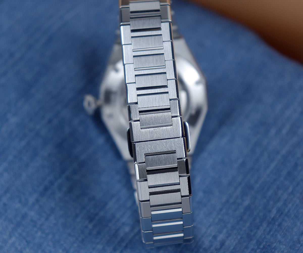 Cronos Luxury Men Watch 39mm Automatic PT5004 Wristwatches Scale Pattern Sapphire 10ATM See-through Back L6028