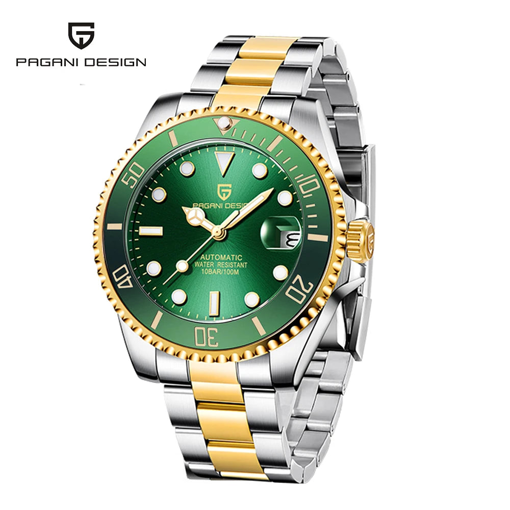 PAGANI DESIGN Men's Watches Waterproof Automatic Watch Men Luxury Business Stainless steel Mechanical Wristwatch For 2026 New