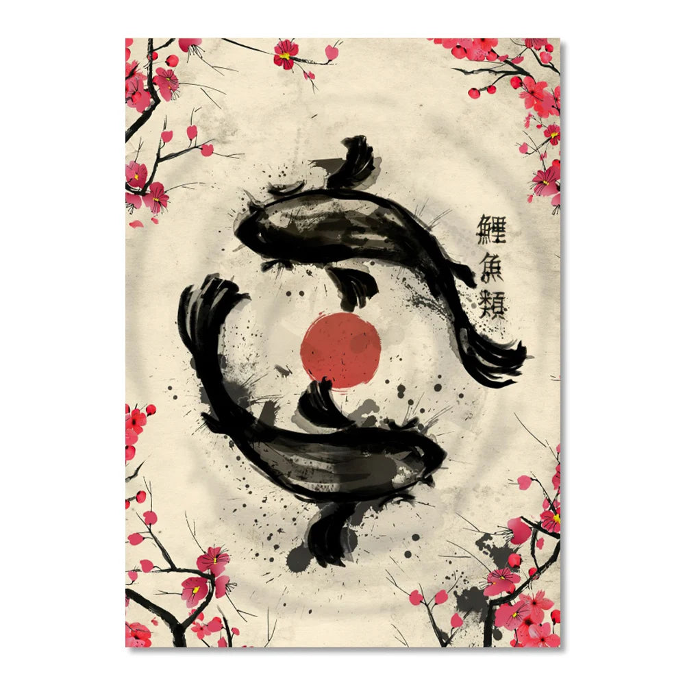 Japanese Samurai Suibokuga