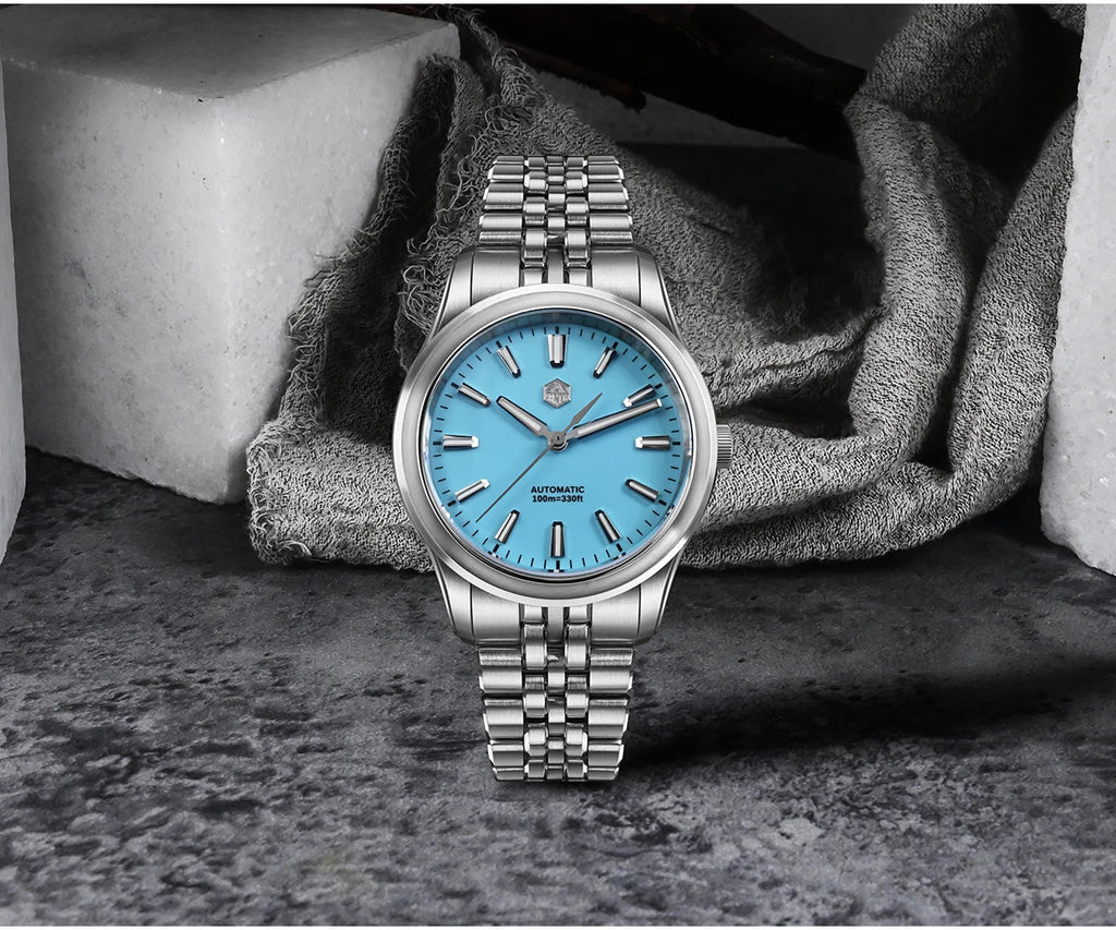 San Martin 36mm 39mm Gada Classic Simple Enamel Dial Miyota 90S5 Original Design Dress Men Automatic Mechanical Watch SN0144
