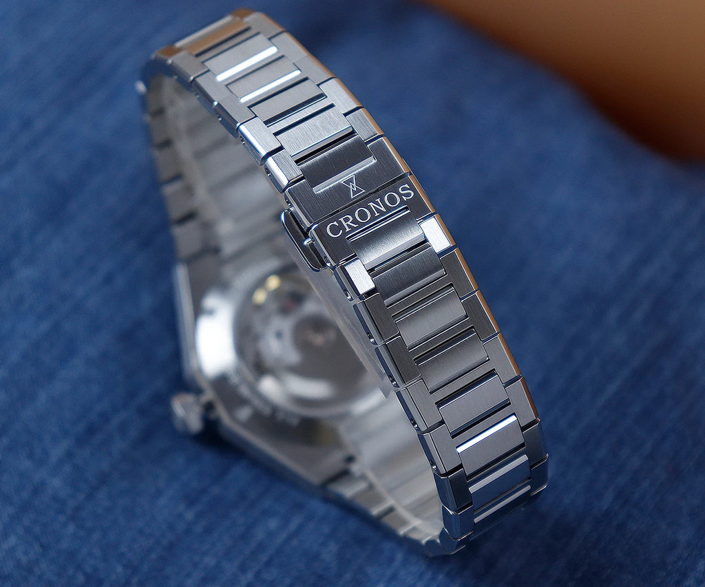 Cronos Luxury Men Watch 39mm Automatic PT5004 Wristwatches Scale Pattern Sapphire 10ATM See-through Back L6028