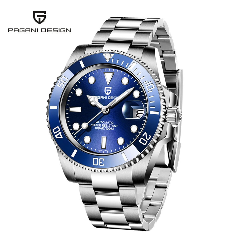 PAGANI DESIGN Men's Watches Waterproof Automatic Watch Men Luxury Business Stainless steel Mechanical Wristwatch For 2026 New
