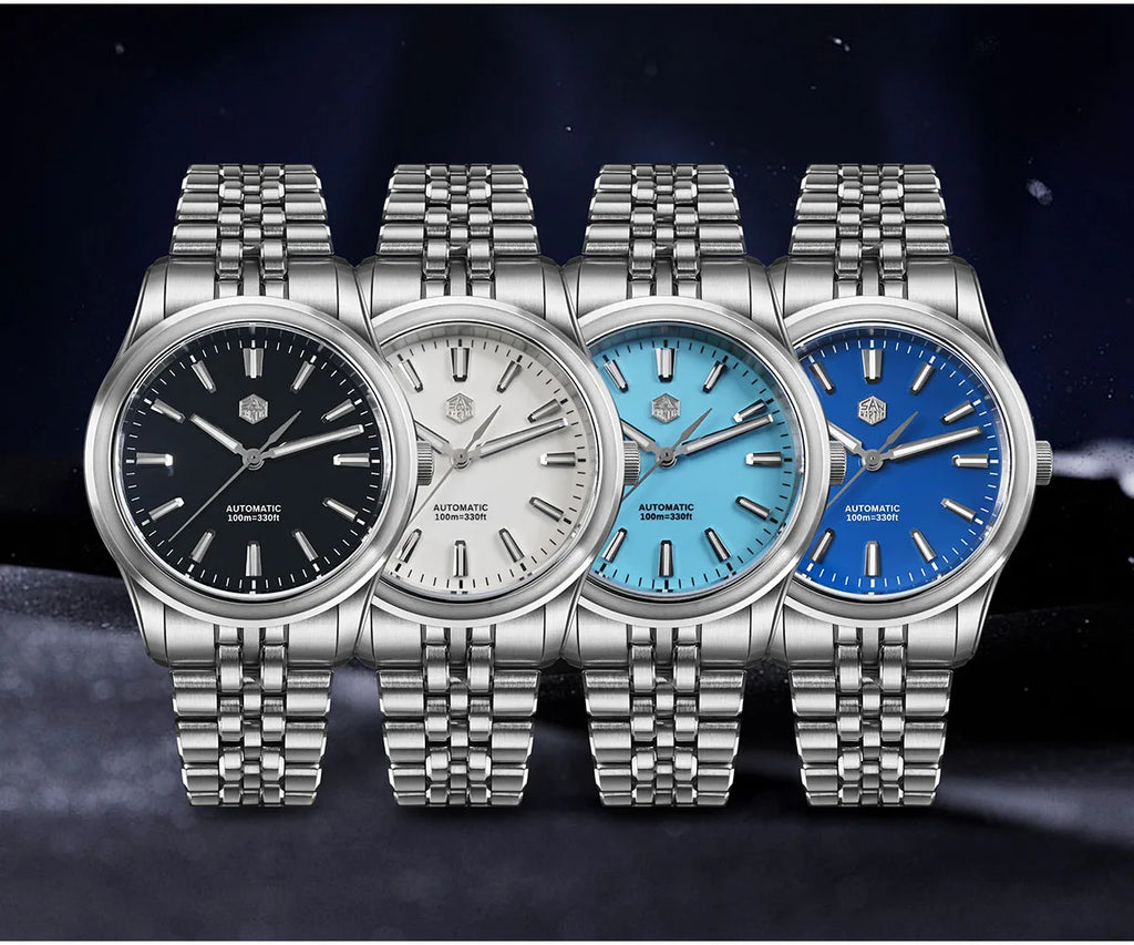 San Martin 36mm 39mm Gada Classic Simple Enamel Dial Miyota 90S5 Original Design Dress Men Automatic Mechanical Watch SN0144